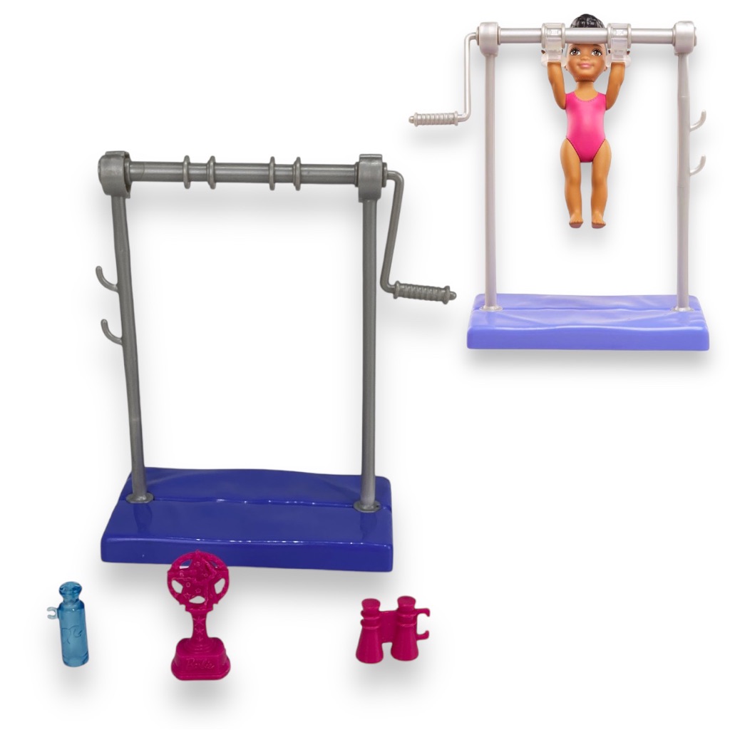 Uneven Bars Doll Gymnastics Set Lila's™ Gymnastics Equipment For